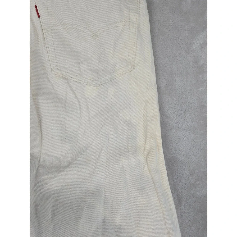 Vintage Levi's 501 Button Fly Jeans Men 32x34 Fit 30x33 USA Madee 80s Distressed